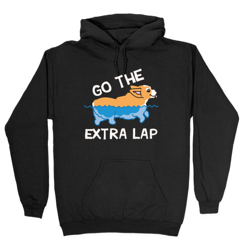 Go The Extra Lap Corgi Hooded Sweatshirt