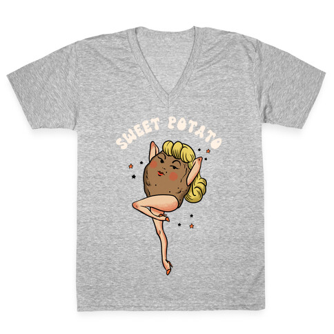 Sweet Potato V-Neck Tee Shirt