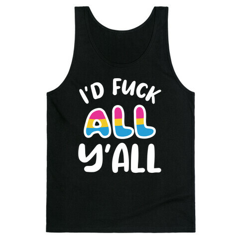 I Want To Touch All The Butts (Pansexual) Tank Top