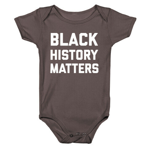 Black History Matters Baby One-Piece