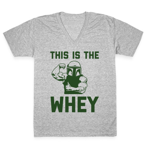 This Is The Whey V-Neck Tee Shirt