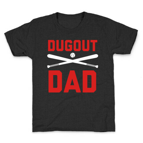 Dugout Dad  Kids T-Shirt