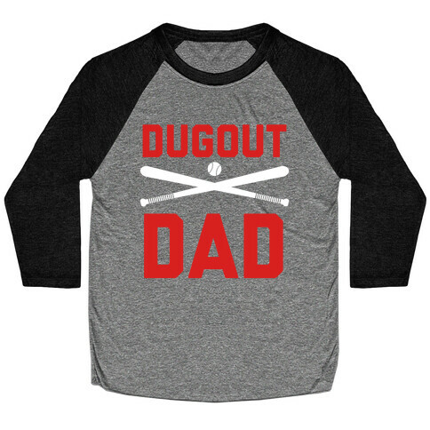 Dugout Dad  Baseball Tee