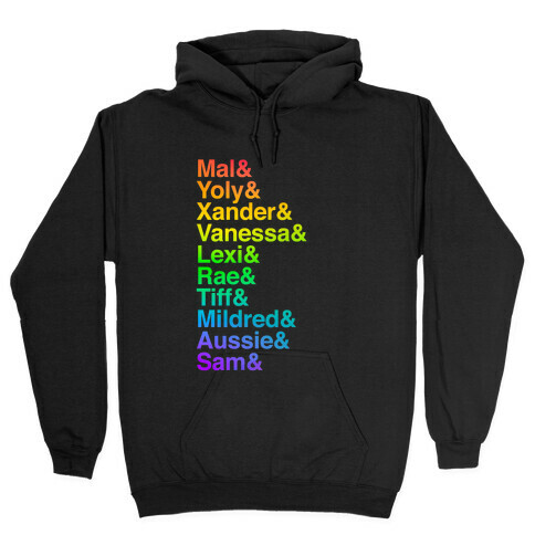 Queer Rainbow Love  Hooded Sweatshirt