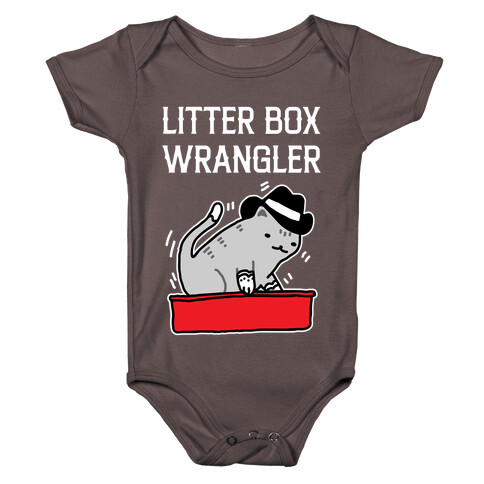 Litter Box Wrangler Baby One-Piece