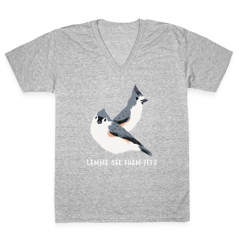 Lemme See Them Tits  V-Neck Tee Shirt