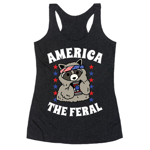 America The Feral  Racerback Tank Top