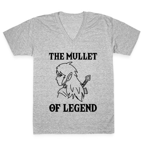 The Mullet of Legend V-Neck Tee Shirt