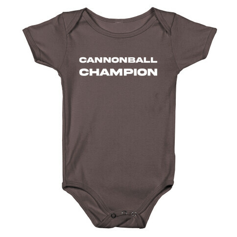Cannonball Champion Baby One-Piece