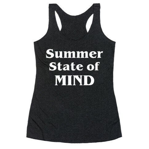 Summer State Of Mind Racerback Tank Top
