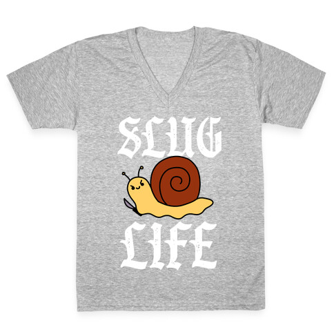 Slug Life  V-Neck Tee Shirt