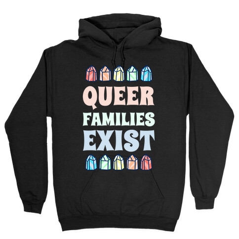 Queer Families Exist Hooded Sweatshirt