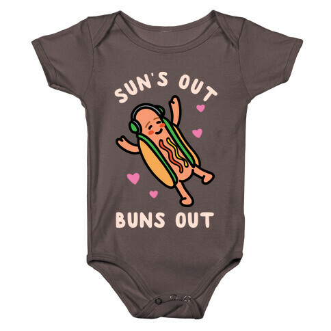 Sun's Out Buns Out Hotdog Baby One-Piece