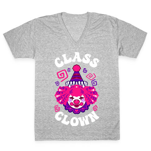 Class Clown V-Neck Tee Shirt