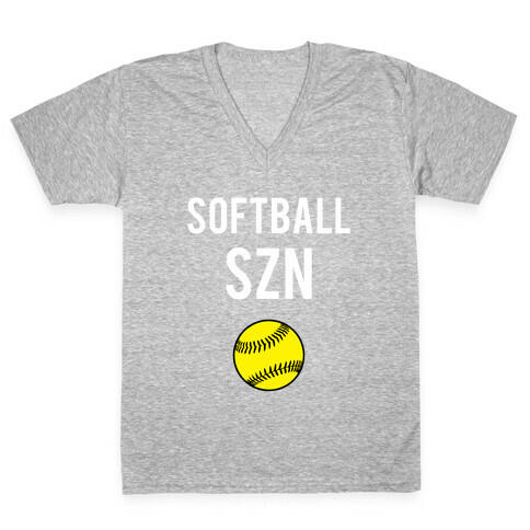 Softball Szn V-Neck Tee Shirt