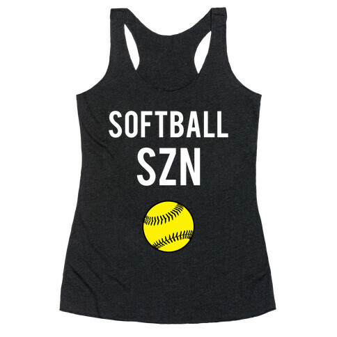 Softball Szn Racerback Tank Top