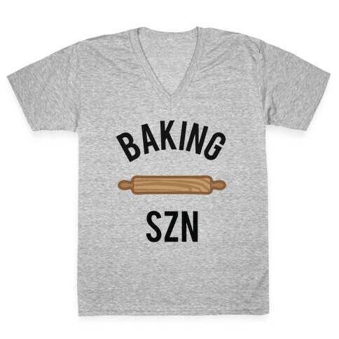 Baking Szn V-Neck Tee Shirt