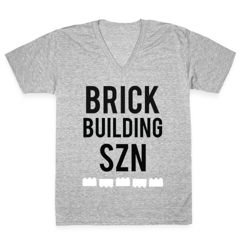 Brick Building Szn V-Neck Tee Shirt