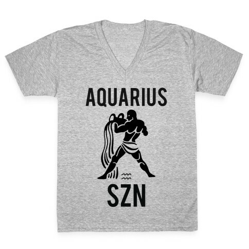 Aquarius Szn V-Neck Tee Shirt