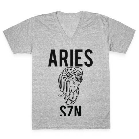 Aries Szn V-Neck Tee Shirt