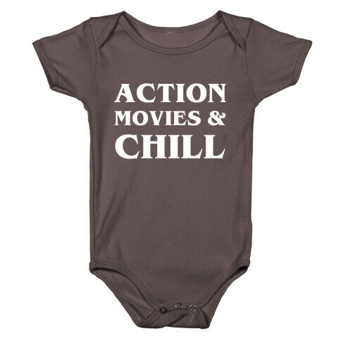 Action Movies & Chill Baby One-Piece