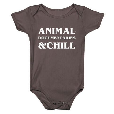 Animal Documentaries &Chill Baby One-Piece
