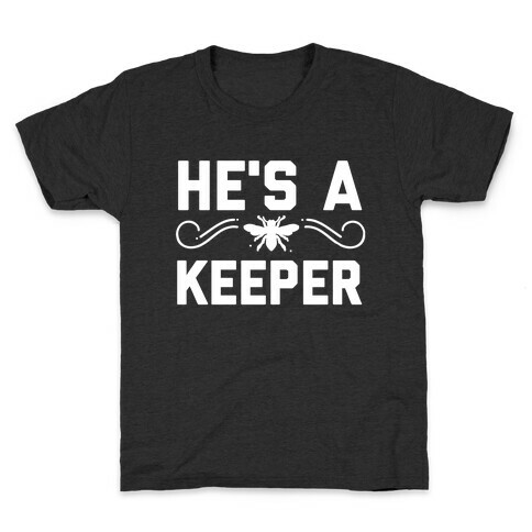 He's A (Bee) Keeper  Kids T-Shirt