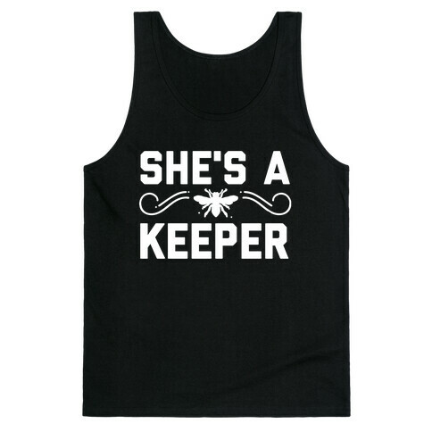 She's A (Bee) Keeper  Tank Top