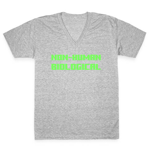 Non-human Biological  V-Neck Tee Shirt