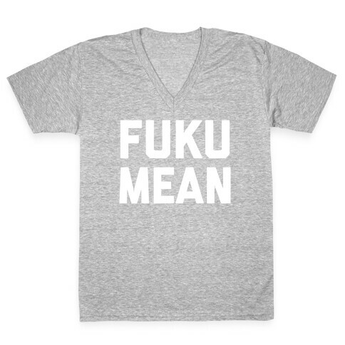 FukuMean  V-Neck Tee Shirt