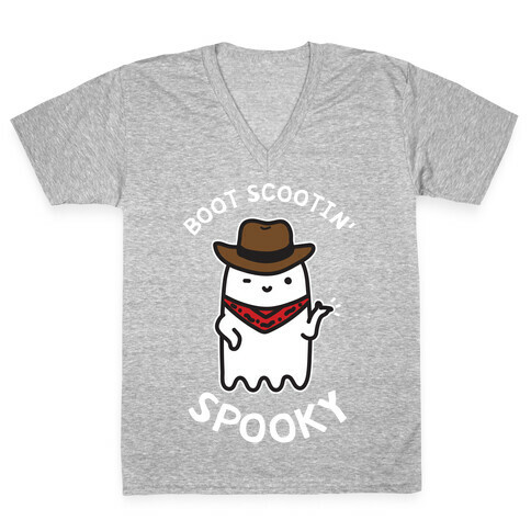 Boot Scootin' Spooky V-Neck Tee Shirt