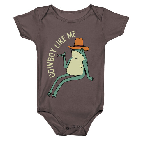 Cowboy Like Me Frog Baby One-Piece