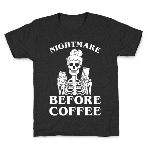 Nightmare Before Coffee Kids T-Shirt