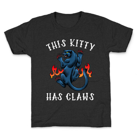 This Kitty Has Claws  Kids T-Shirt