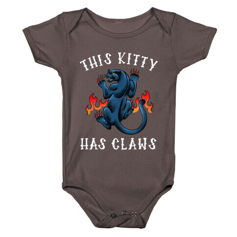 This Kitty Has Claws  Baby One-Piece