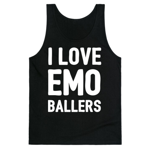 I Love Emo Ballers Tank Top