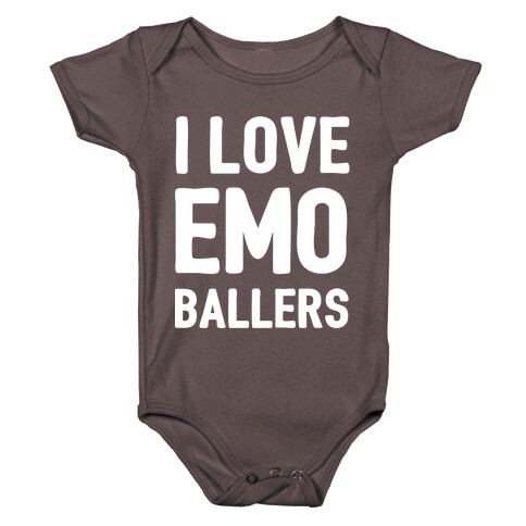 I Love Emo Ballers Baby One-Piece