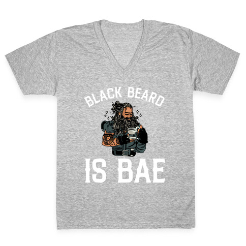 Black Beard Is Bae  V-Neck Tee Shirt