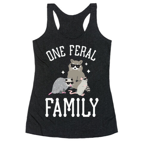 One Feral Family  Racerback Tank Top