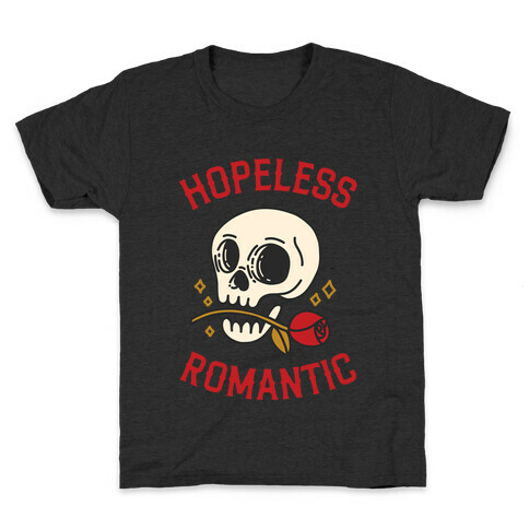 Hopeless Romantic (Skull) Kids T-Shirt