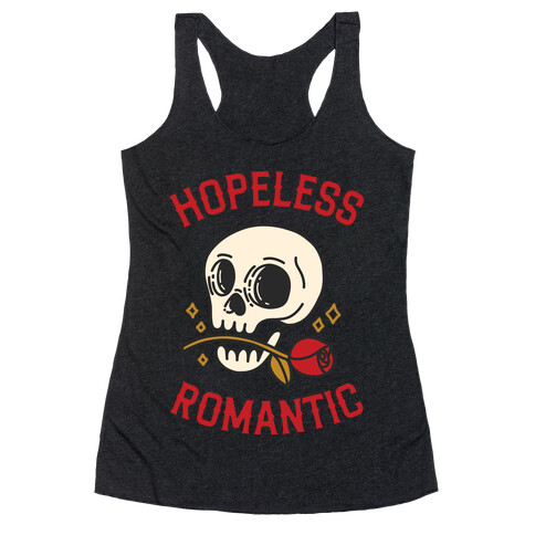 Hopeless Romantic (Skull) Racerback Tank Top