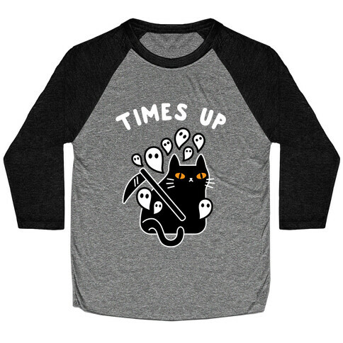 Times Up  Baseball Tee