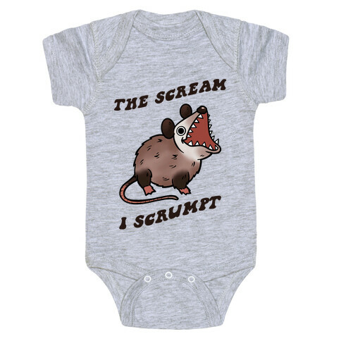 The Scream I Scrumpt Baby One-Piece