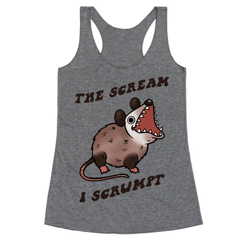 The Scream I Scrumpt Racerback Tank Top