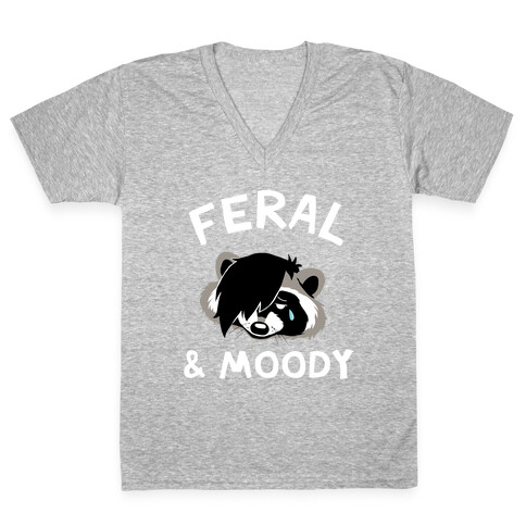 Feral & Moody  V-Neck Tee Shirt