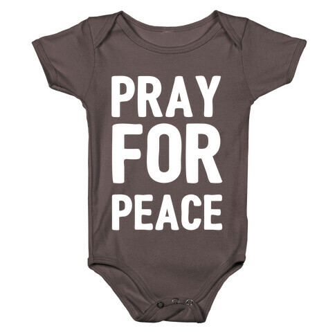 Pray For Peace  Baby One-Piece