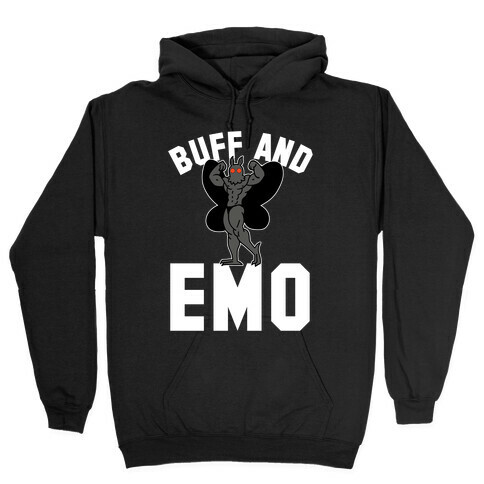 Buff And Emo  Hooded Sweatshirt