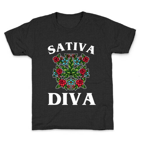 Sativa Diva  Kids T-Shirt