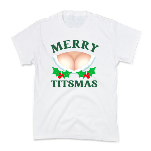 Merry Titsmas  Kids T-Shirt