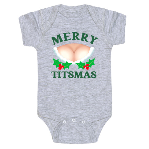 Merry Titsmas  Baby One-Piece